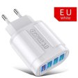 4 Ports USB Charger Quick Charge 3.0 48W Phone Adapter iPhone