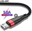 USLION 5A Micro USB Cable Fast Charger For Xiaomi/Samsung/Redmi