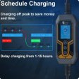 Portable EV Charger Type2 32A 7KW EVSE Wi-Fi APP Control Adjusta